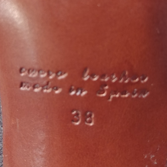 Chie Mihara Keiti Dark Brown Leather Womens 38 Lace Up Ankle Boots Made in Spain - Picture 12 of 16